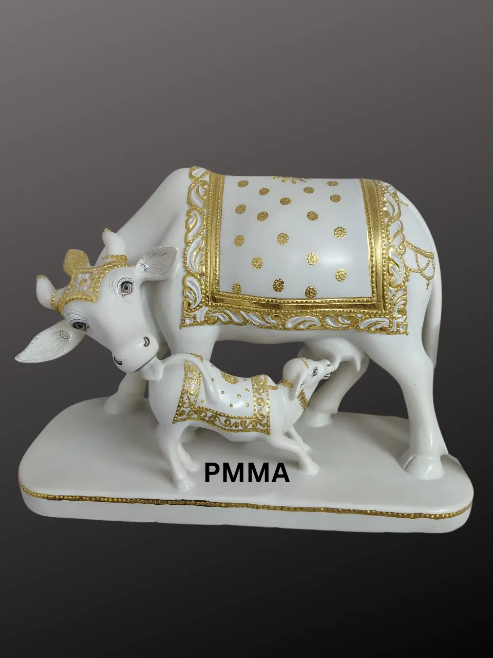 Marble Cow Statue